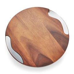 Cheese Board w/knife and Spreader Nambé