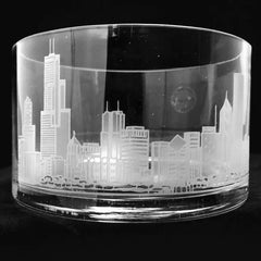 Chicago Skyline - Candy Dish Crystal House
