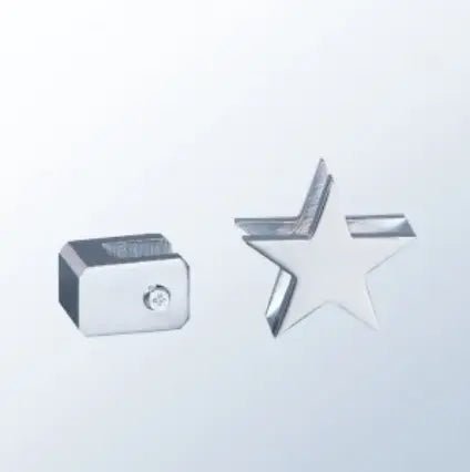 CHROME RECTANGLE HOLDER Crystal House - Prism