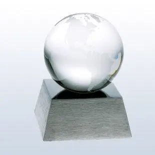 CLEAR OCEAN GLOBE W Crystal House - Prism