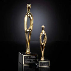 Contemporary Award - On Marble Base Crystal House