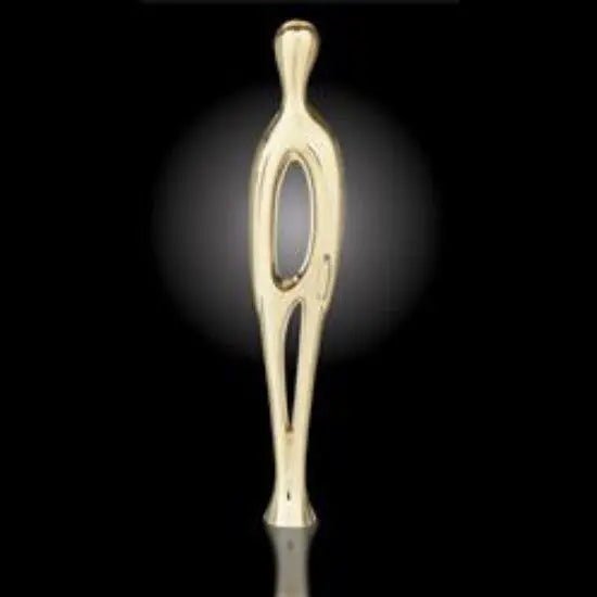 Contemporary AWARD ONLY - Gold 8-1 8" Crystal House
