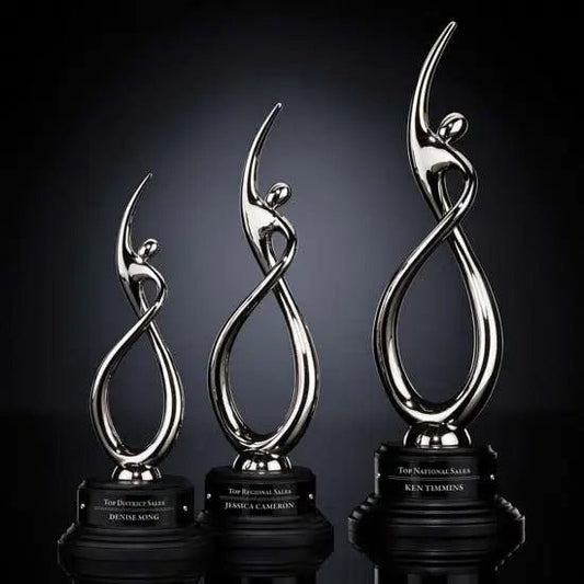 Continuum on Ebony - Silver Crystal House