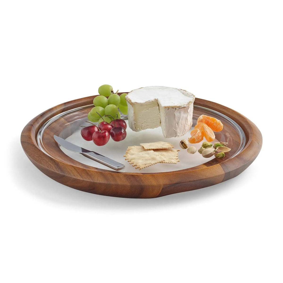 Cooper Cheese Tray w/ Knife Nambé