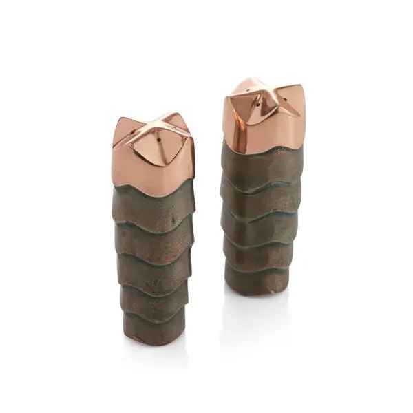 Copper Canyon Salt & Pepper Shakers Nambé