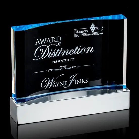 Cornerstone Award - Blue Crystal House