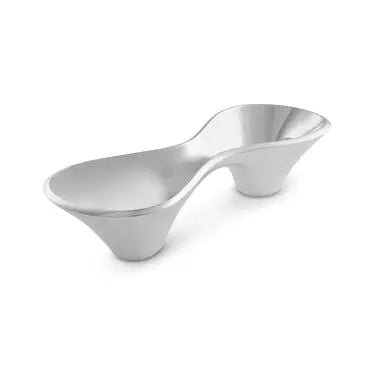 Cortina Double Snack Dish Nambé