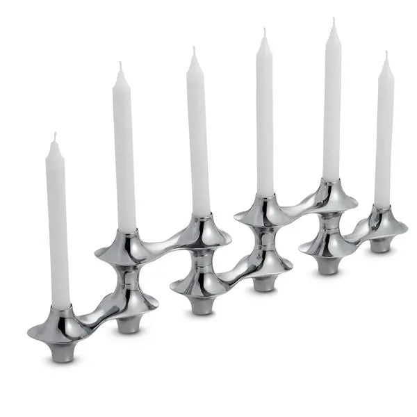 Cortina Hinged Candelabra Nambé
