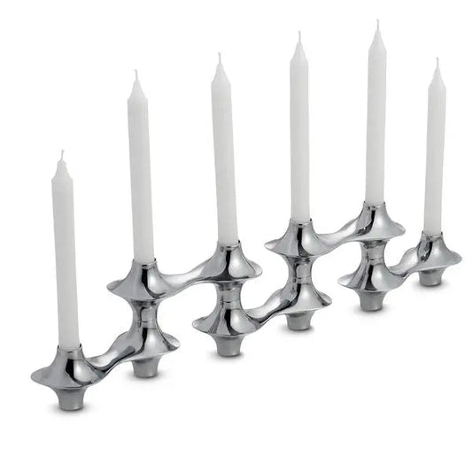 Cortina Hinged Candelabra Nambé