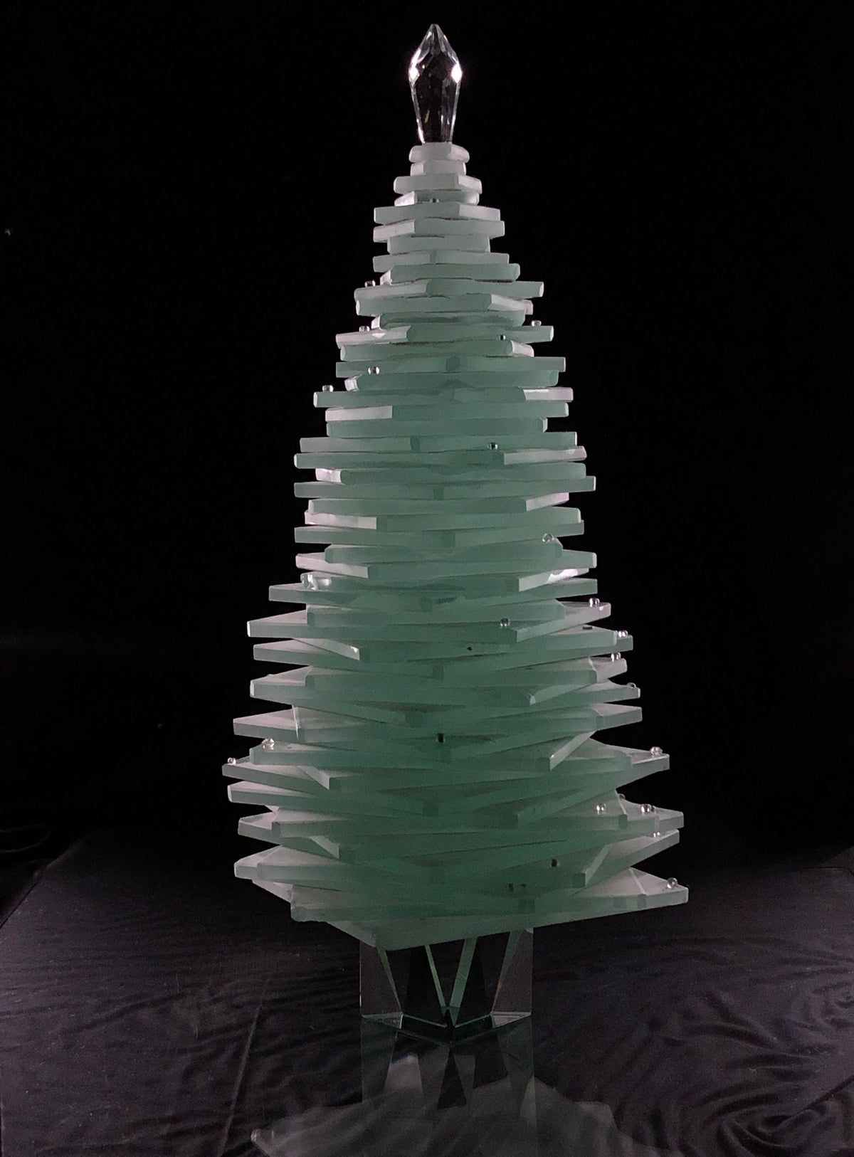 Beyond a Christmas Tree Scuplture Crystal House