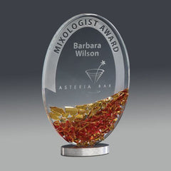 Amber Mosaic Crystal House