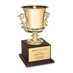 Award Cup - 24K Gold Crystal House