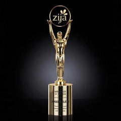 Champion Award - Gold Cylinder Base
