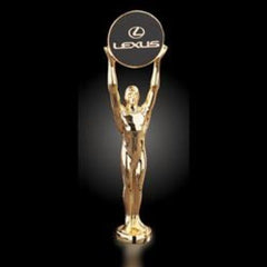 Champion (FIGURE ONLY) L - Gold 12 Â½" Crystal House