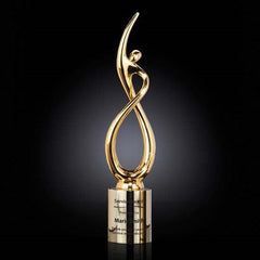 Continuum on Cylinder - Gold Crystal House