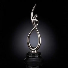Continuum on Ebony - Silver - Crystal House