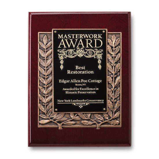 Eminence Plaque - Black Rosewood Crystal House