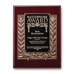 Eminence Plaque - Black Rosewood Crystal House