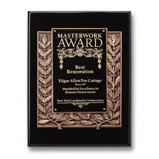 Eminence Plaque - Black Rosewood Crystal House