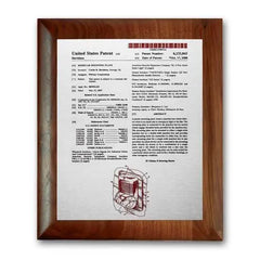 Etch Colorfill Plaq - Walnut Rolled Edge