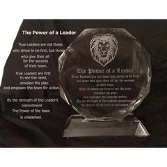 Leadership Recognition Awards | Premium Crystal Awards for Outstanding Leaders | Crystal House - Crystal House