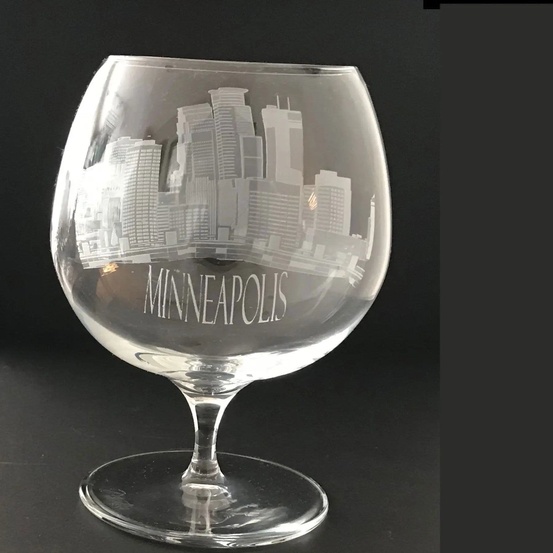 City Skyline - Brandy Snifters/Cognac - Pair