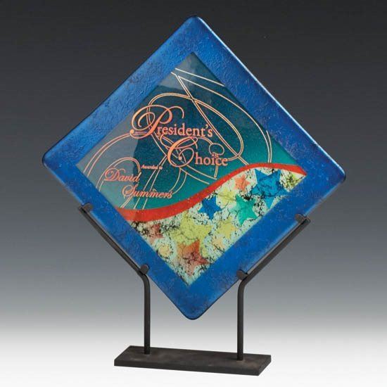 Lapis Border Plate Crystal House