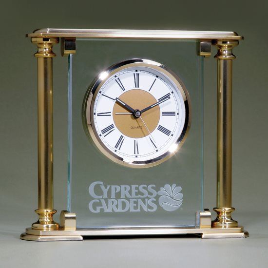 Mantle Clock Crystal House