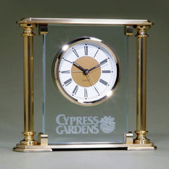 Mantle Clock Crystal House