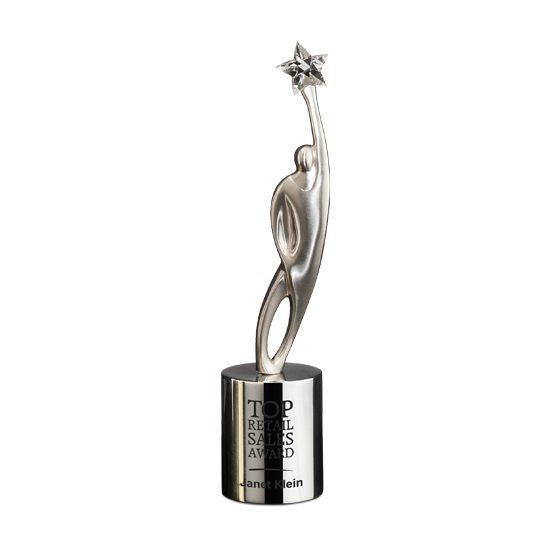 Triumph Award on Cylinder Base Crystal House