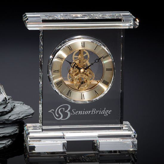 Westchester Clock - Optical Crystal House