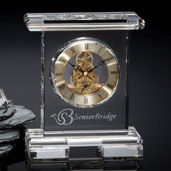 Westchester Clock - Optical Crystal House