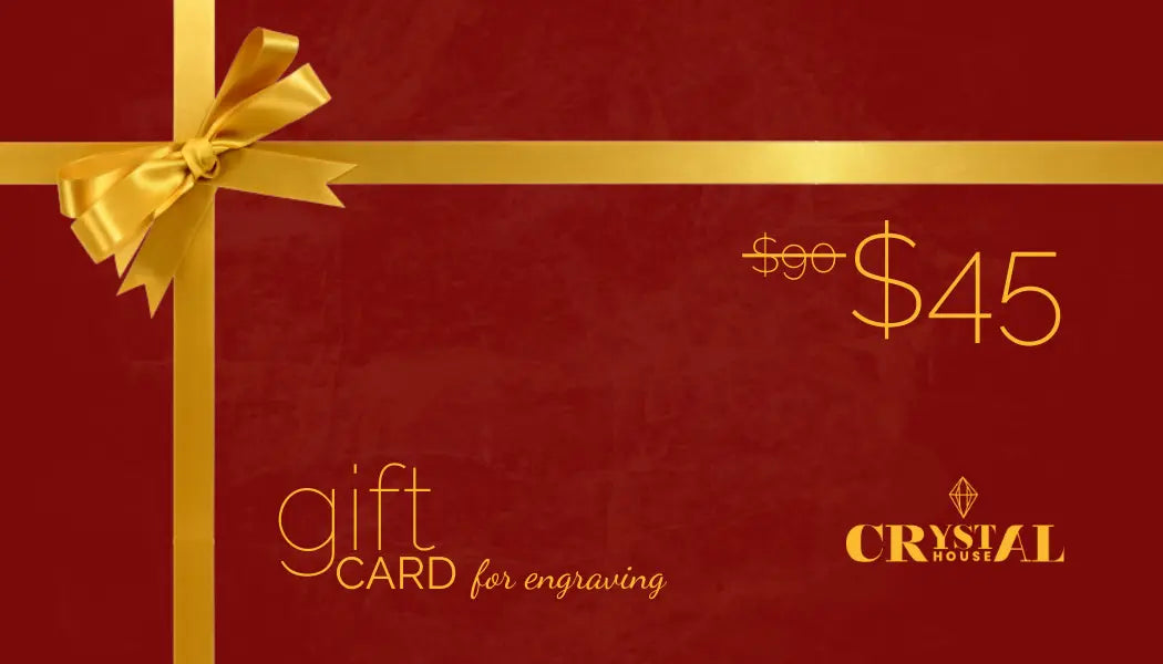Gift Card For Engraving Crystal House