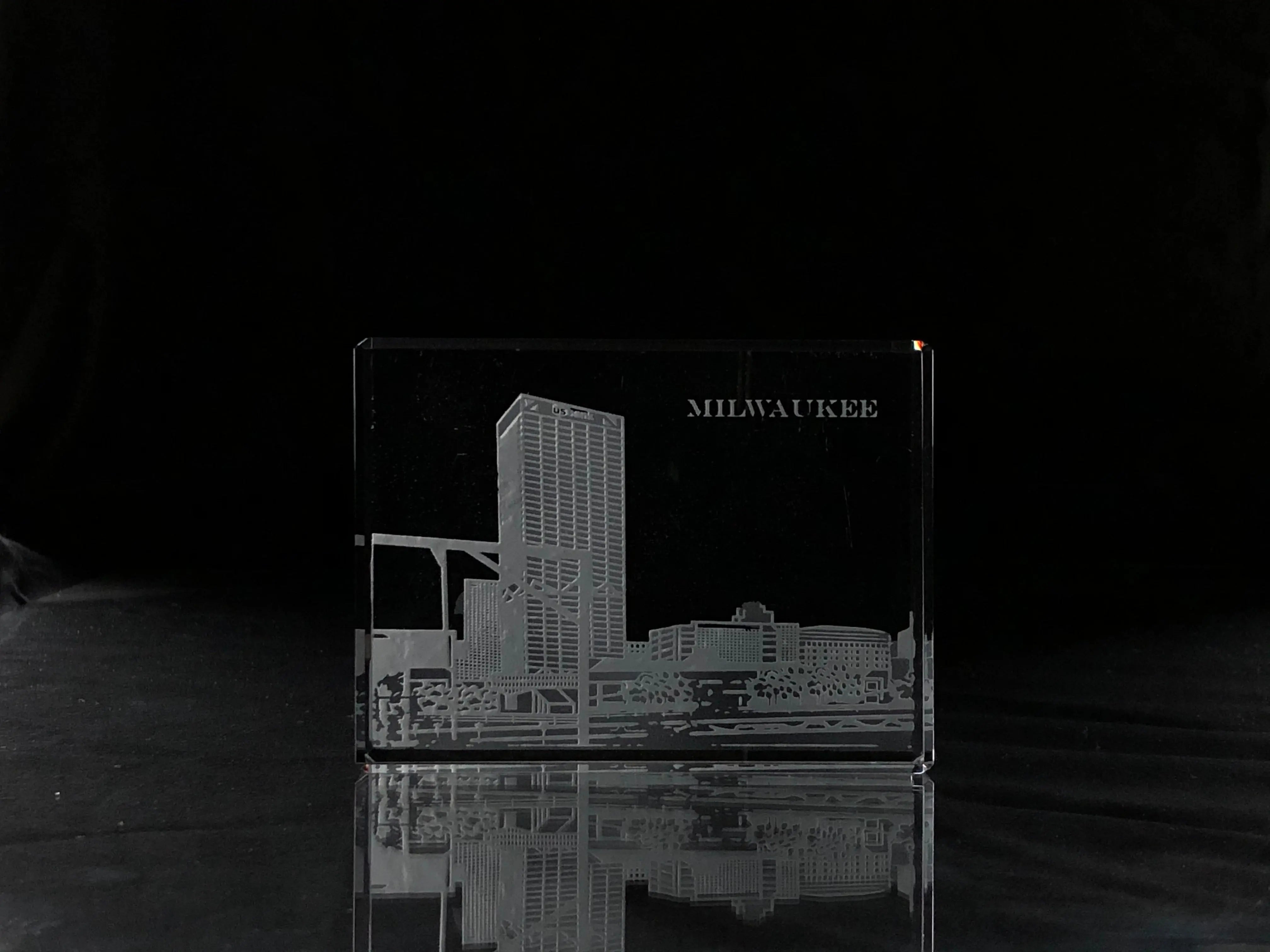Skylines Rectangle Paperweight