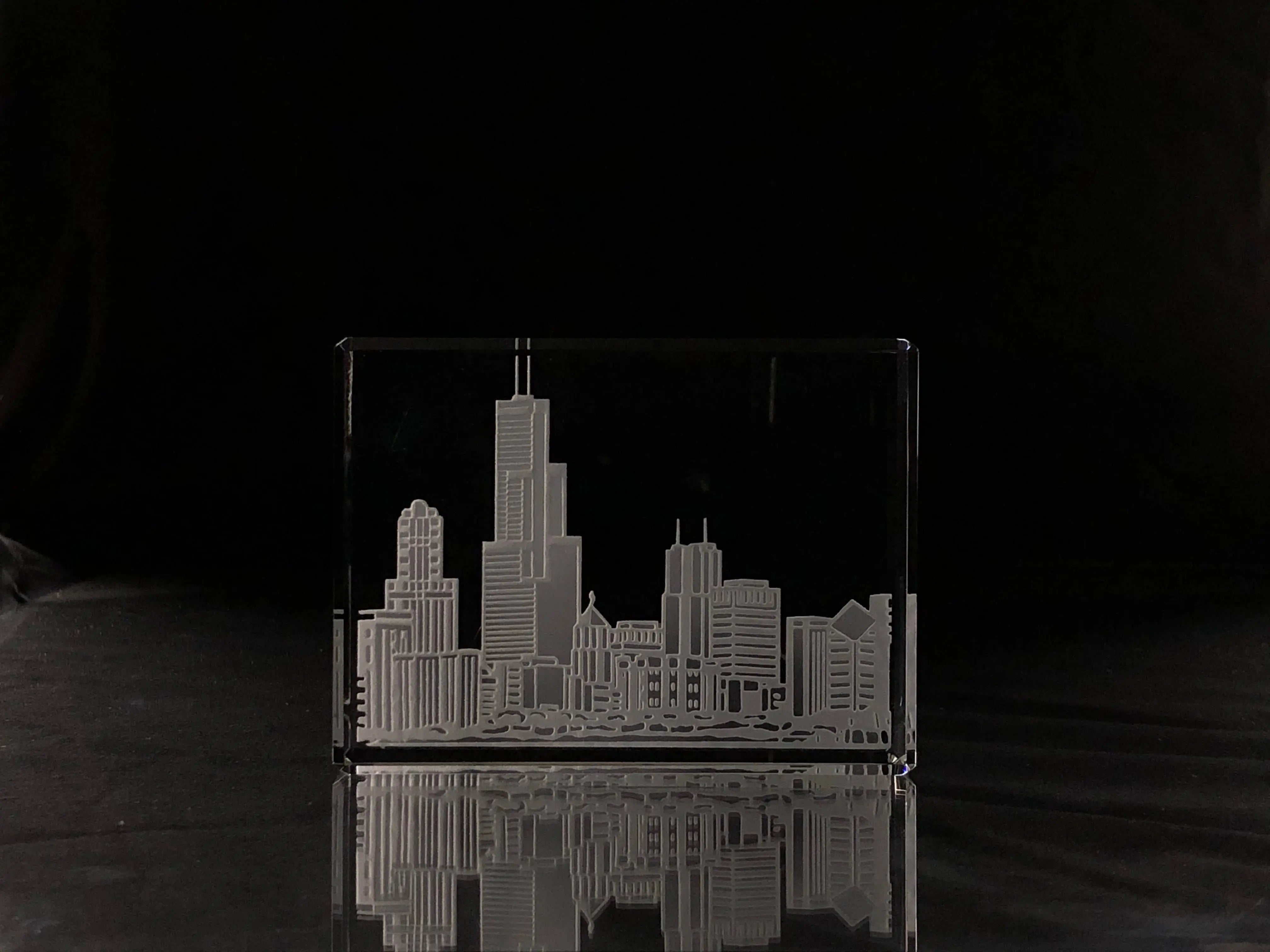 Skylines Rectangle Paperweight