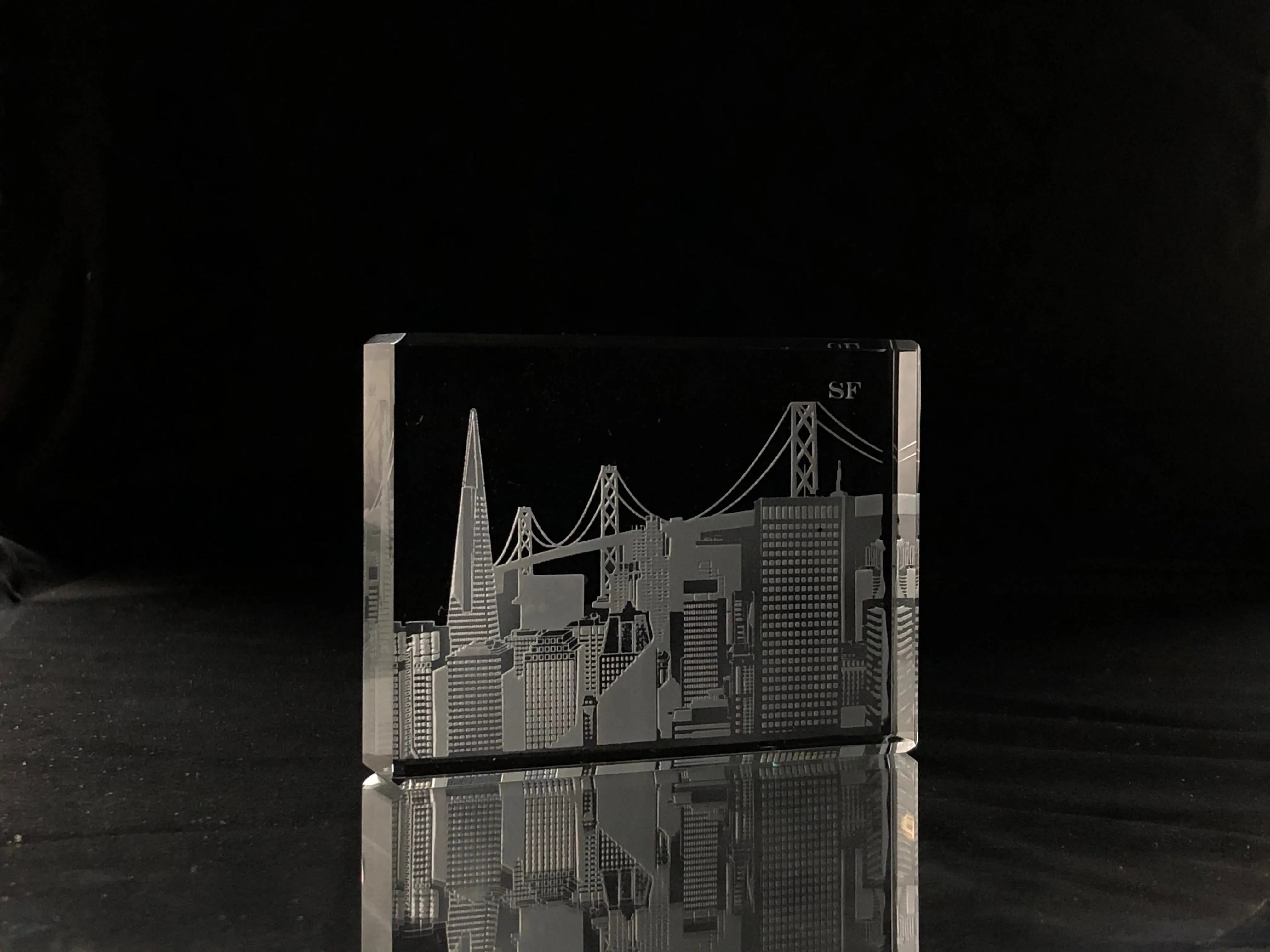 Skylines Rectangle Paperweight
