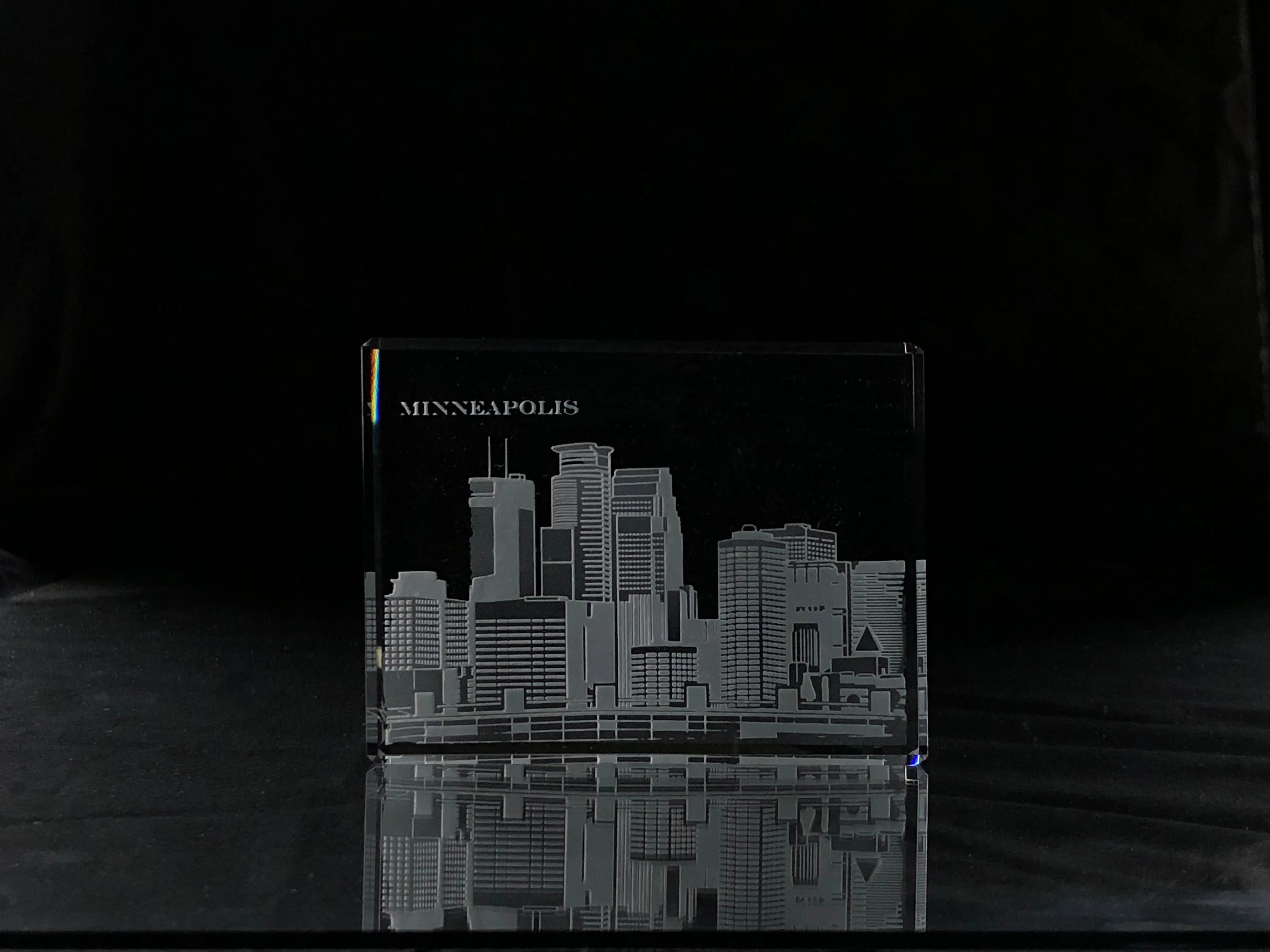 Skylines Rectangle Paperweight
