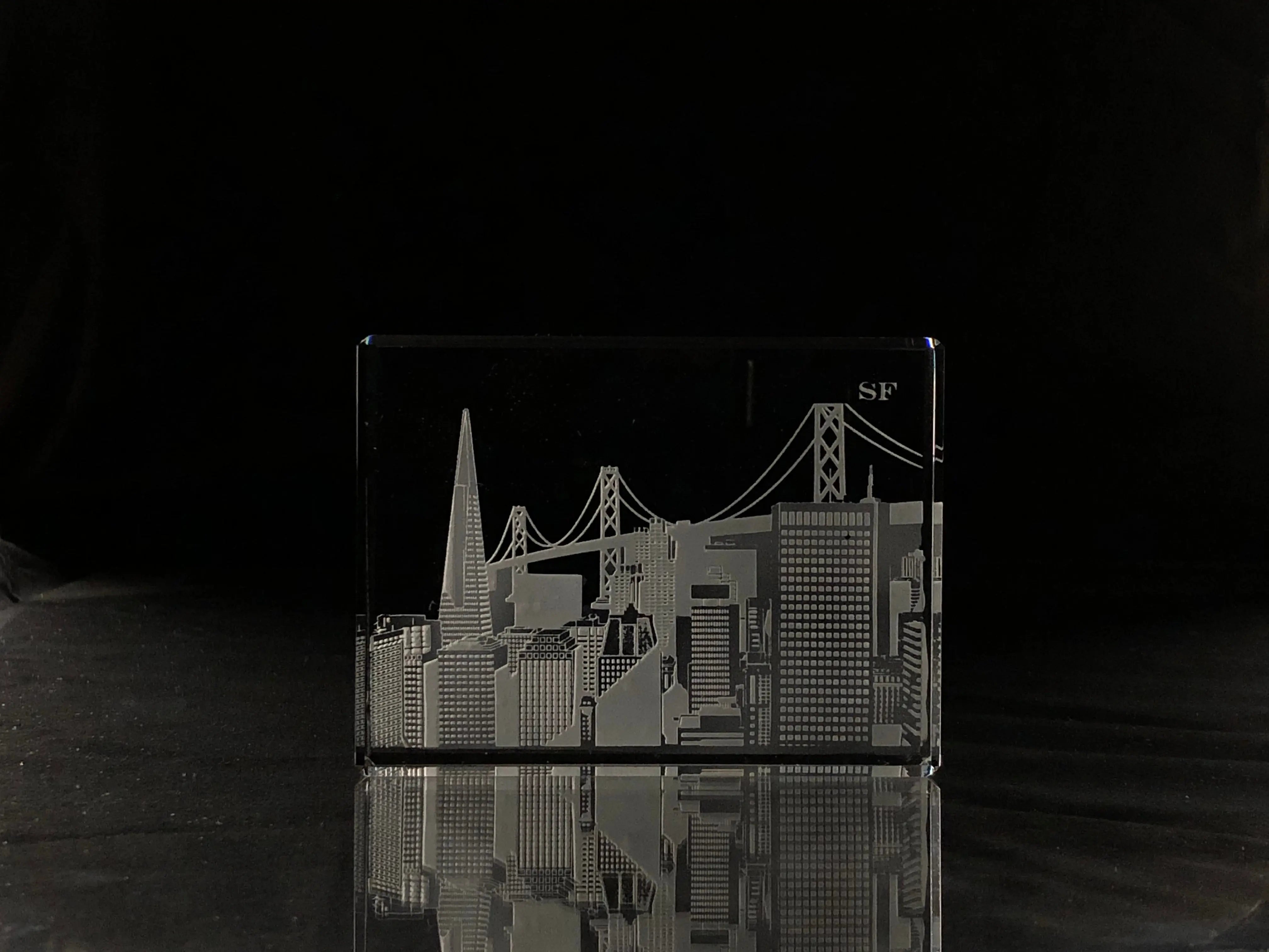 Skylines Rectangle Paperweight