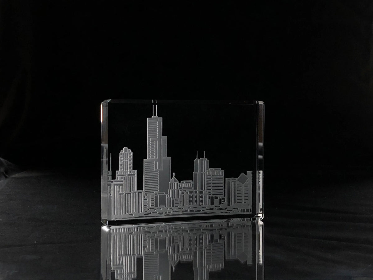 Skylines Rectangle Paperweight