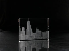 Skylines Rectangle Paperweight