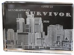 City Skyline Paperweight - Crystal House