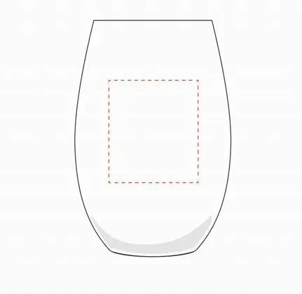 Americas Navy sand carved on Stemless Wine Glasses - Pair
