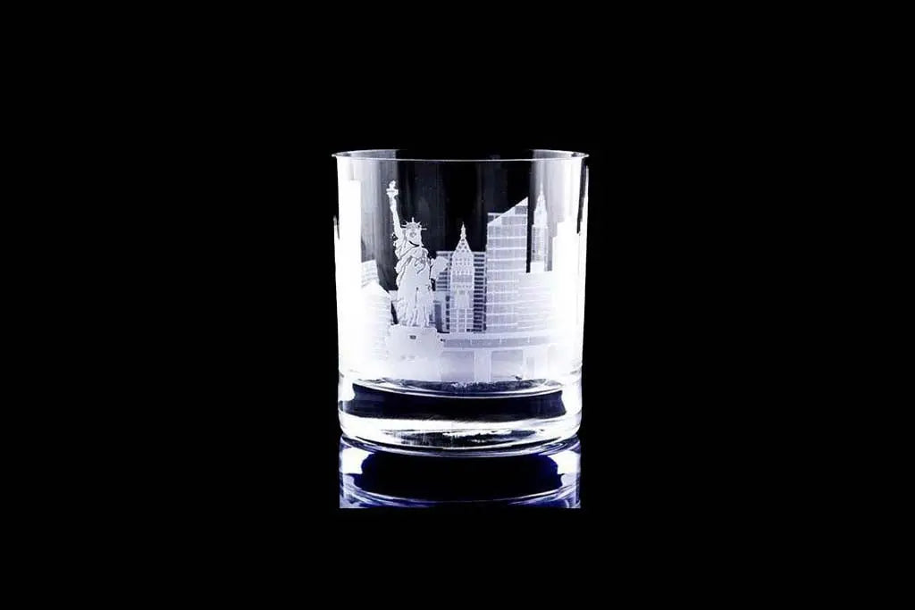 New York Skyline DOF glass
