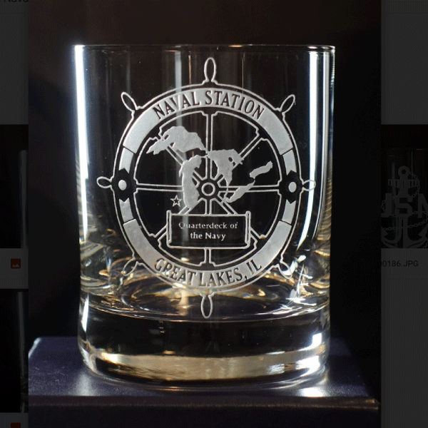 Master's Reserve Whiskey DOF Glass - Great Lakes