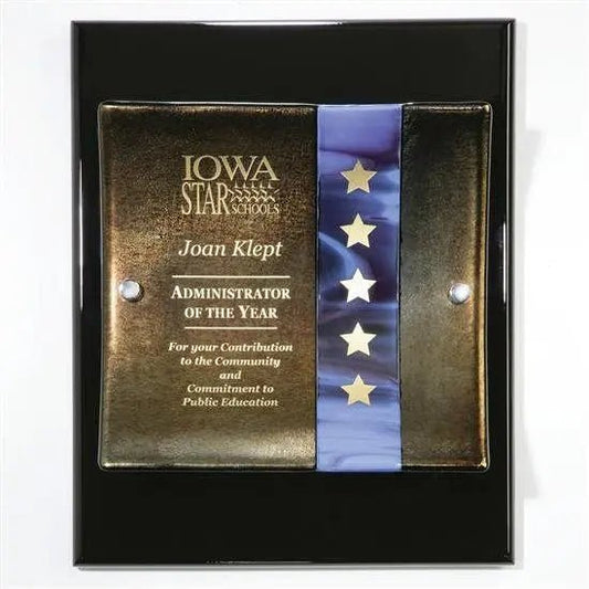 Curved Plaque Crystal House