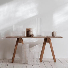 Cut In Number Checkered Orrefors