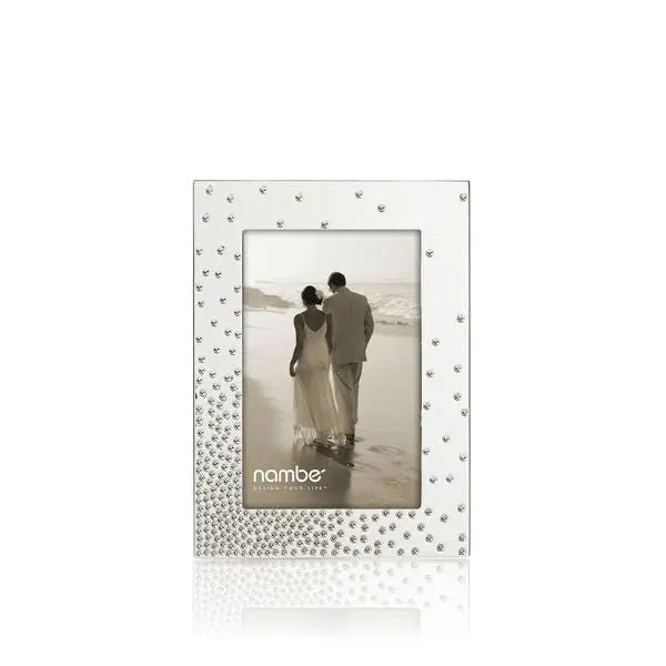 Nambé Dazzle Frame – Custom Engraved Luxury Wedding Picture Frame & Corporate Keepsake – Elegant Picture Frame & Keepsake & Custom Engraved Gift