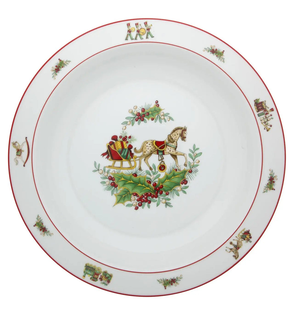 Deep Round Plate - Christmas Magic - Dinnerware - Vista Alegre Vista Alegre - Crystal House