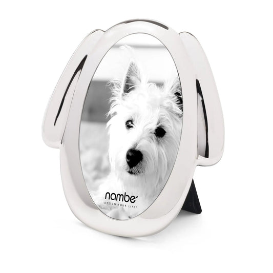 Dog frame 3â€ x 5â€ Nambé