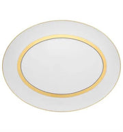 DOMO GOLD OVAL PLATTER Vista Alegre